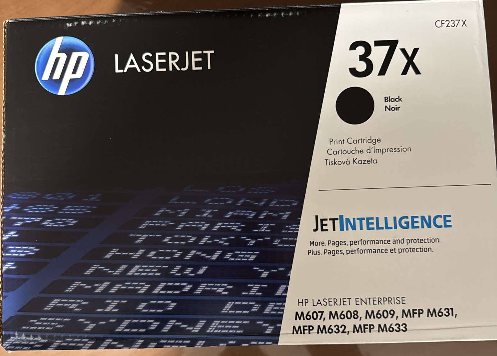 HP 37X CF237X High Yield Black Toner Genuine M608 M609 MFP M631 M632 Sealed