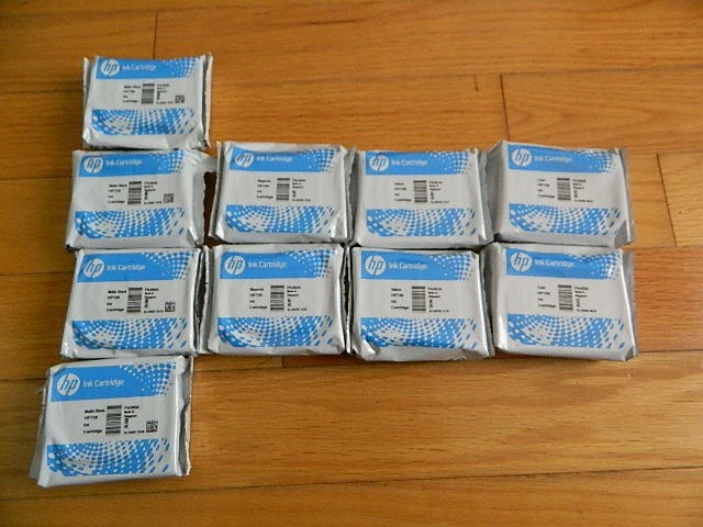 2025 GENUINE LOT 10 HP 728 Cartridges CYMK F9J60A-F9J63A DesignJet T730 T830 NEW