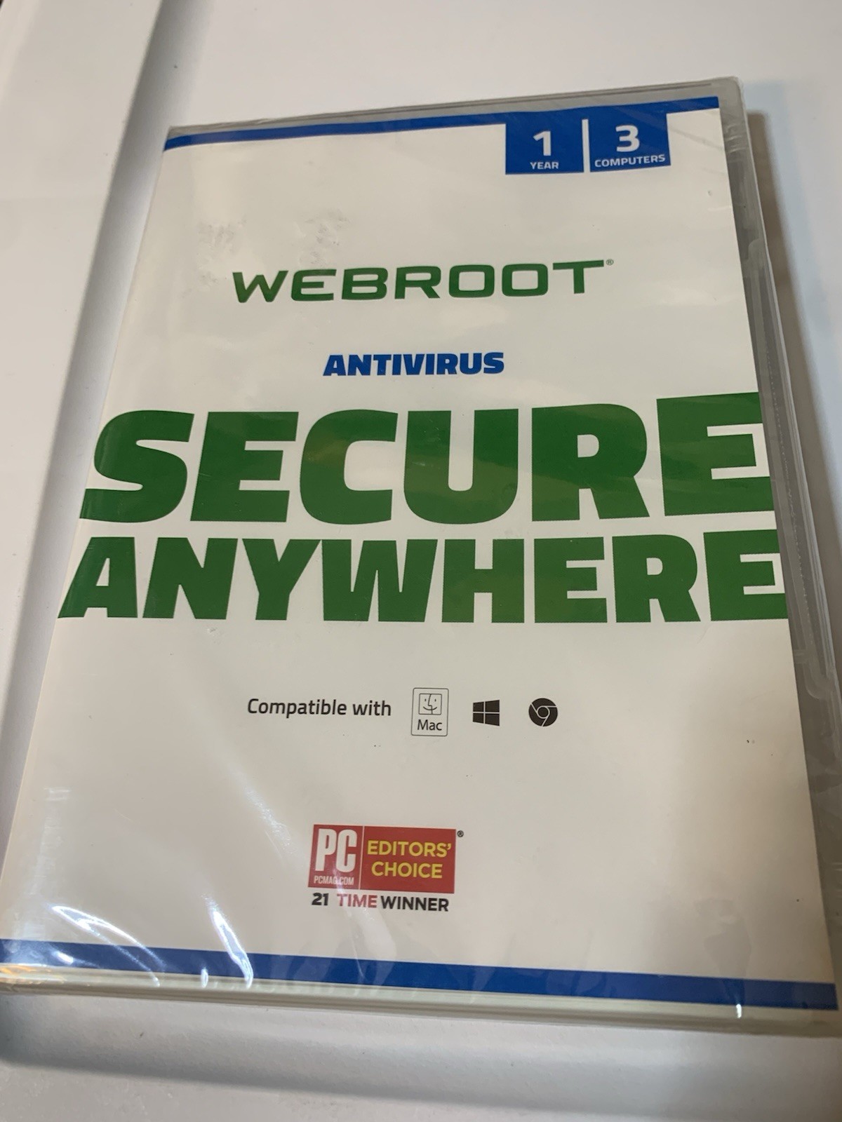 Webroot Antivirus Software 2026 | 3 Device | 1 Year PC/Mac Antivirus, green