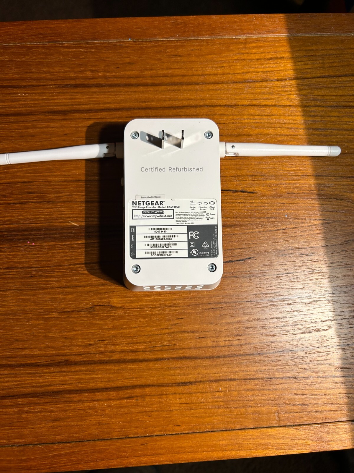 NETGEAR* Model EX6100V2-AC750 Mesh Extender