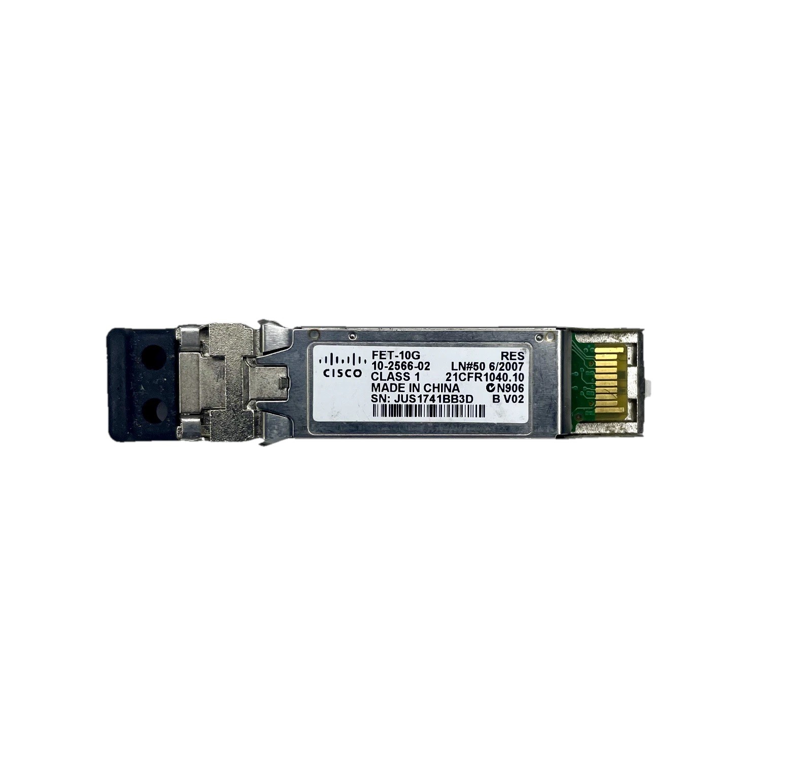 Cisco Genuine 10GB SFP Transceiver FET-10G 10-2566-02 Optical Multi Mode Module