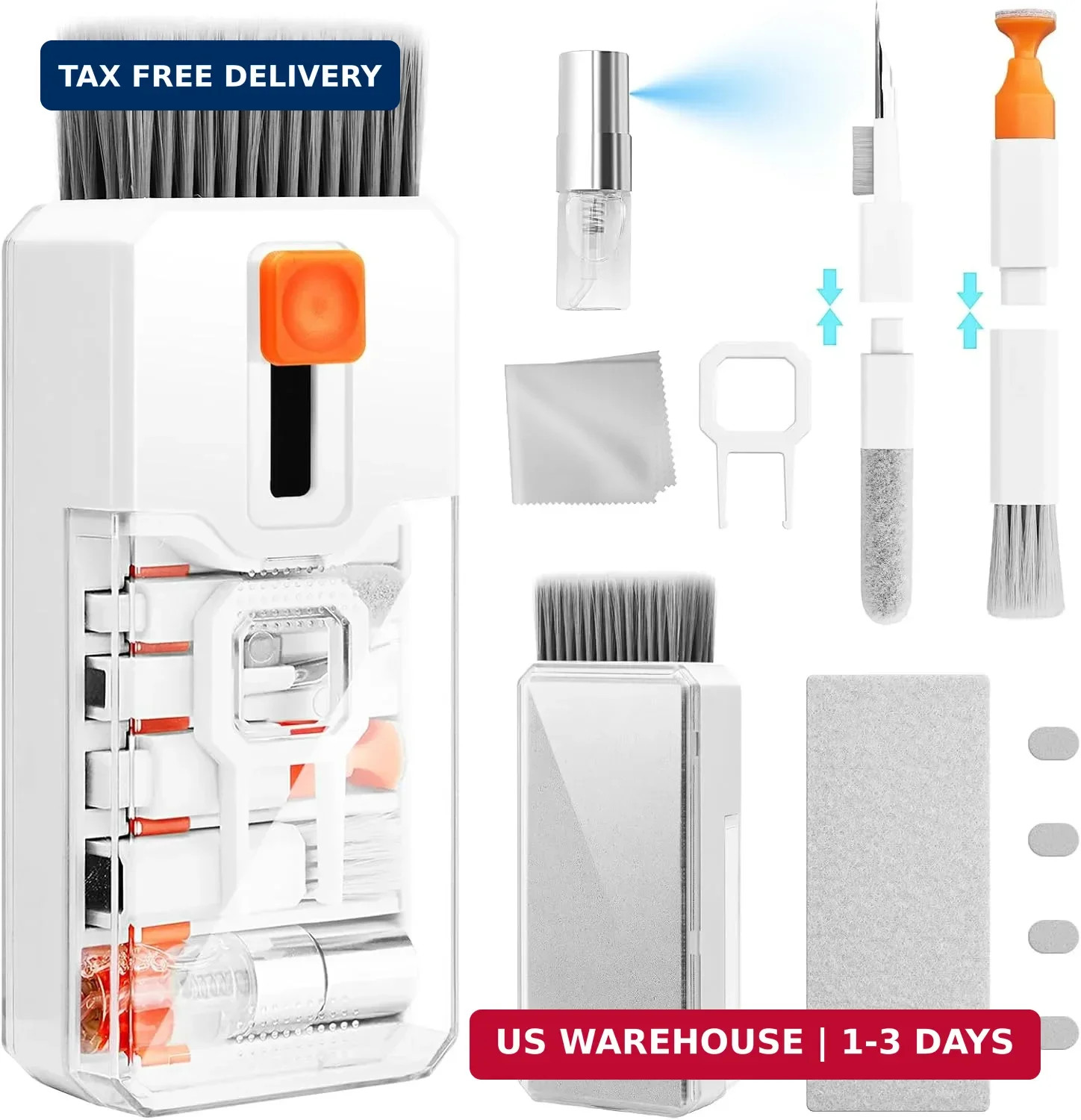 Ordilend Keyboard Cleaner & Laptop Cleaning Kit, All-in-1 for Computer PC