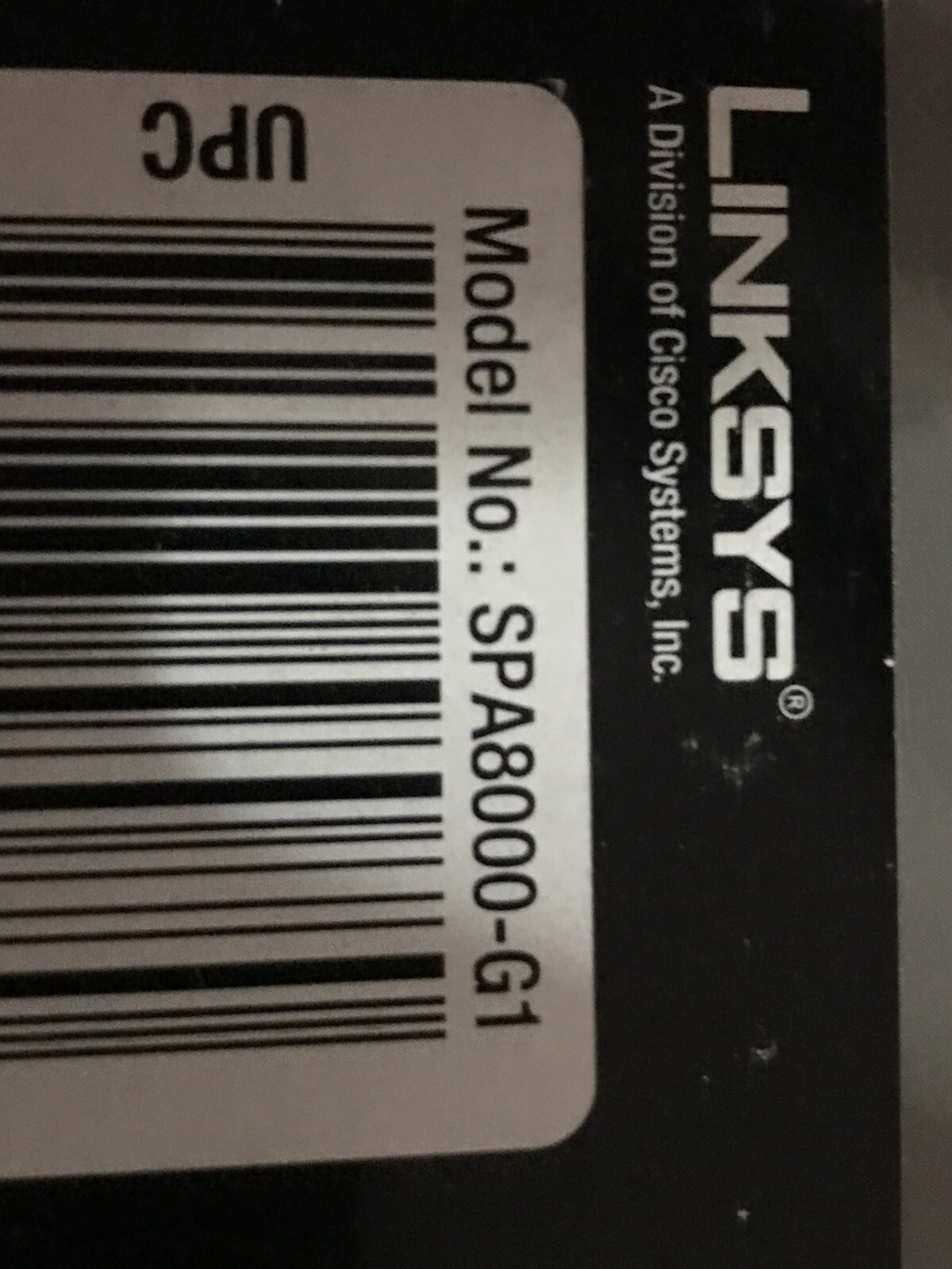 New/open box  SPA8000 Voip Adapter