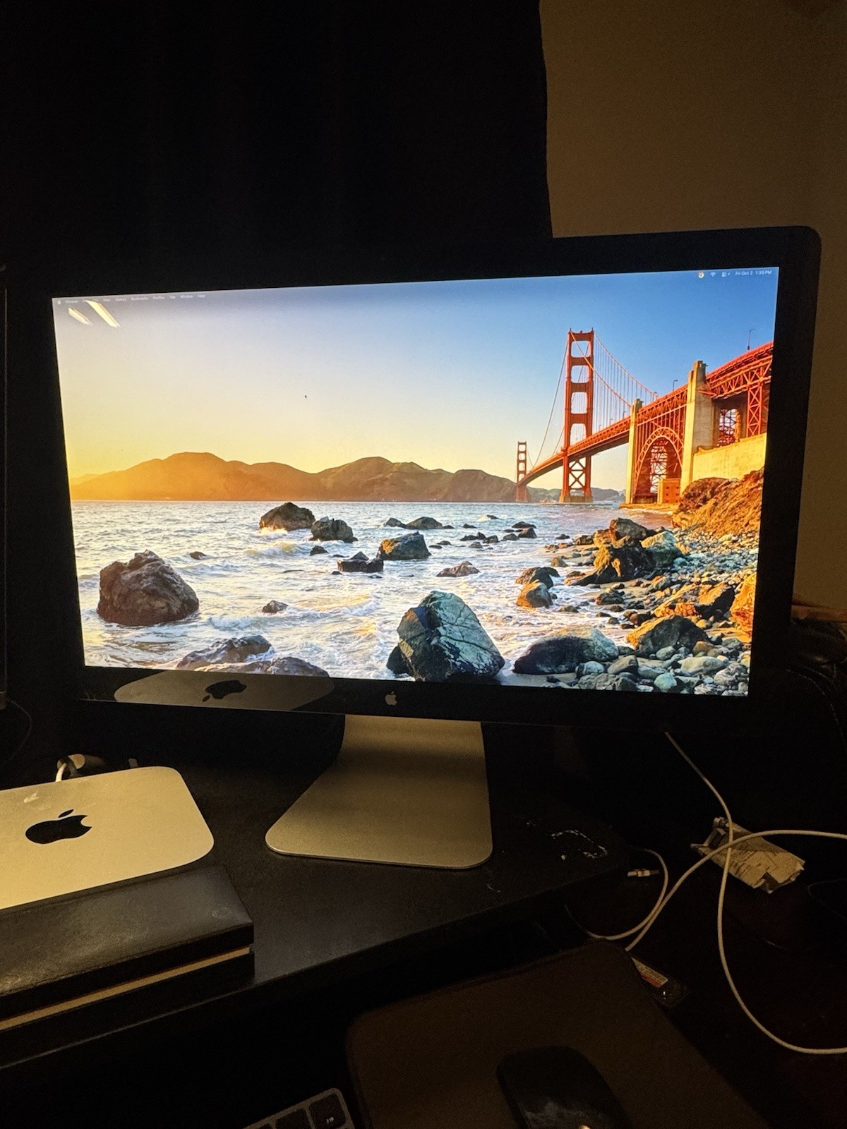 Apple Thunderbolt A1407 27 inch Widescreen LCD Monitor - Light Gray