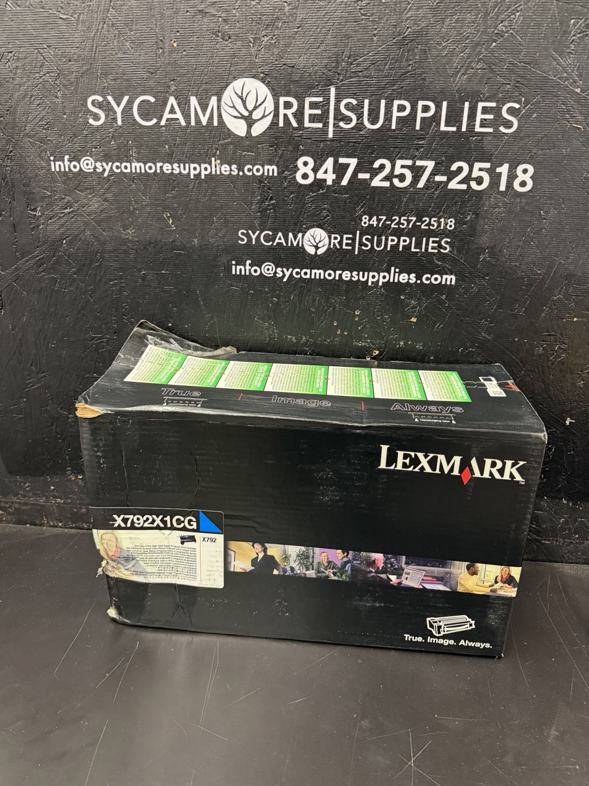 Genuine Lexmark X792X1CG High Yield Cyan Toner for X792DE / X792DTE / X792DTFE