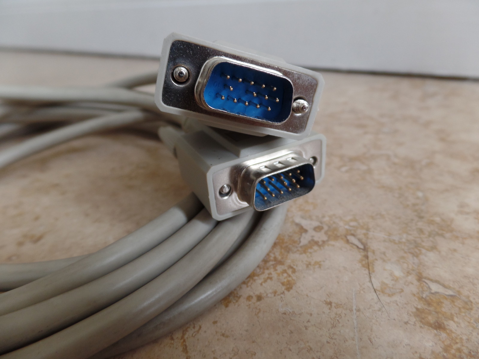 NEW 15ft VGA Male/Male HD15 Cable KVM Monitor Wire 15' Feet/Foot