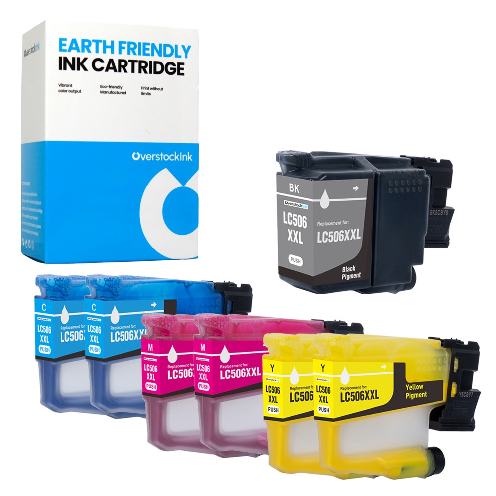 7-Pack OSI Compatible LC506XXL Ink Cartridges fits Brother MFC-J4355DW J4555DW