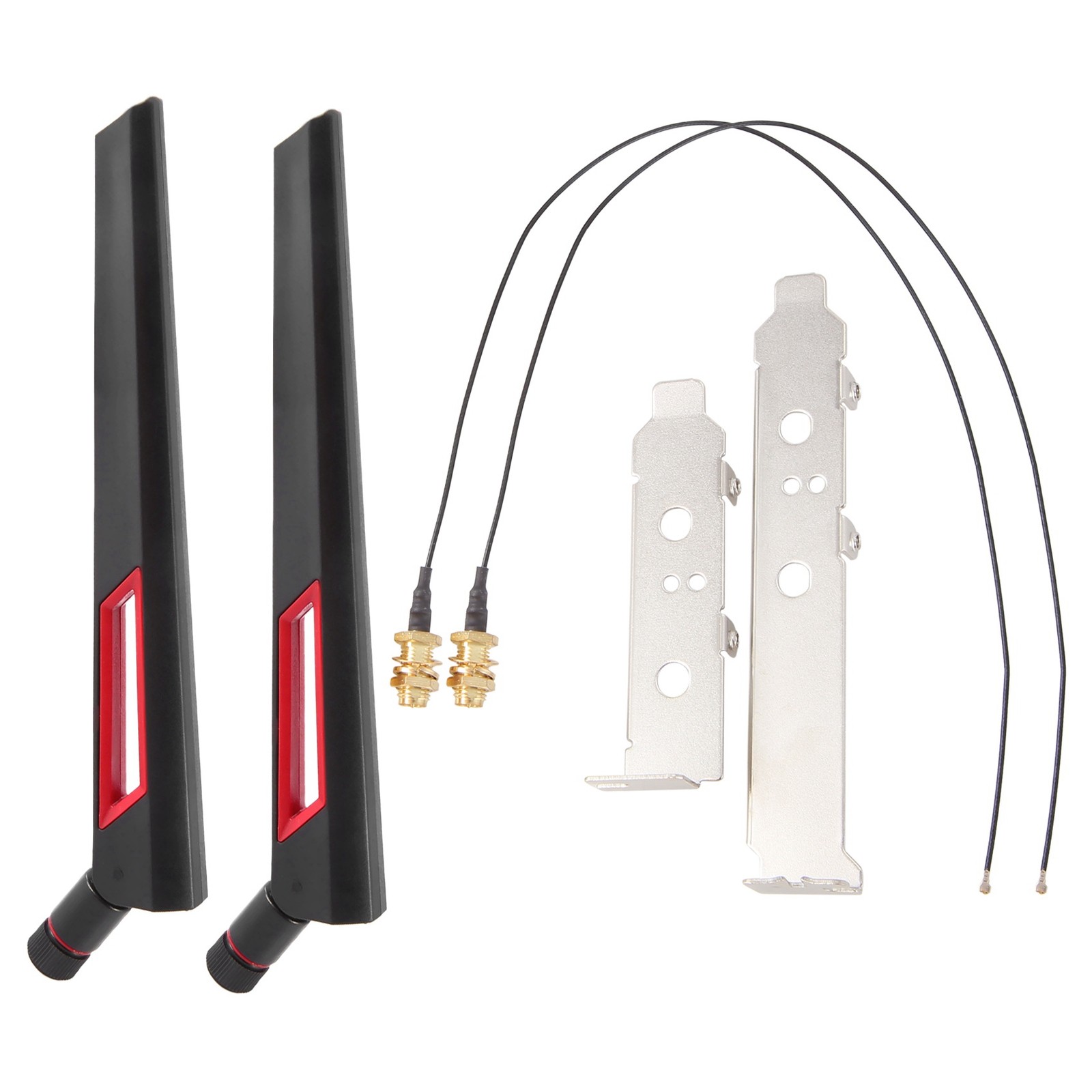 3X(2X8Dbi Dual Band M.2  MHF4 U.Fl Cable to RP-SMA Pigtail WiFi Antenna Set1033