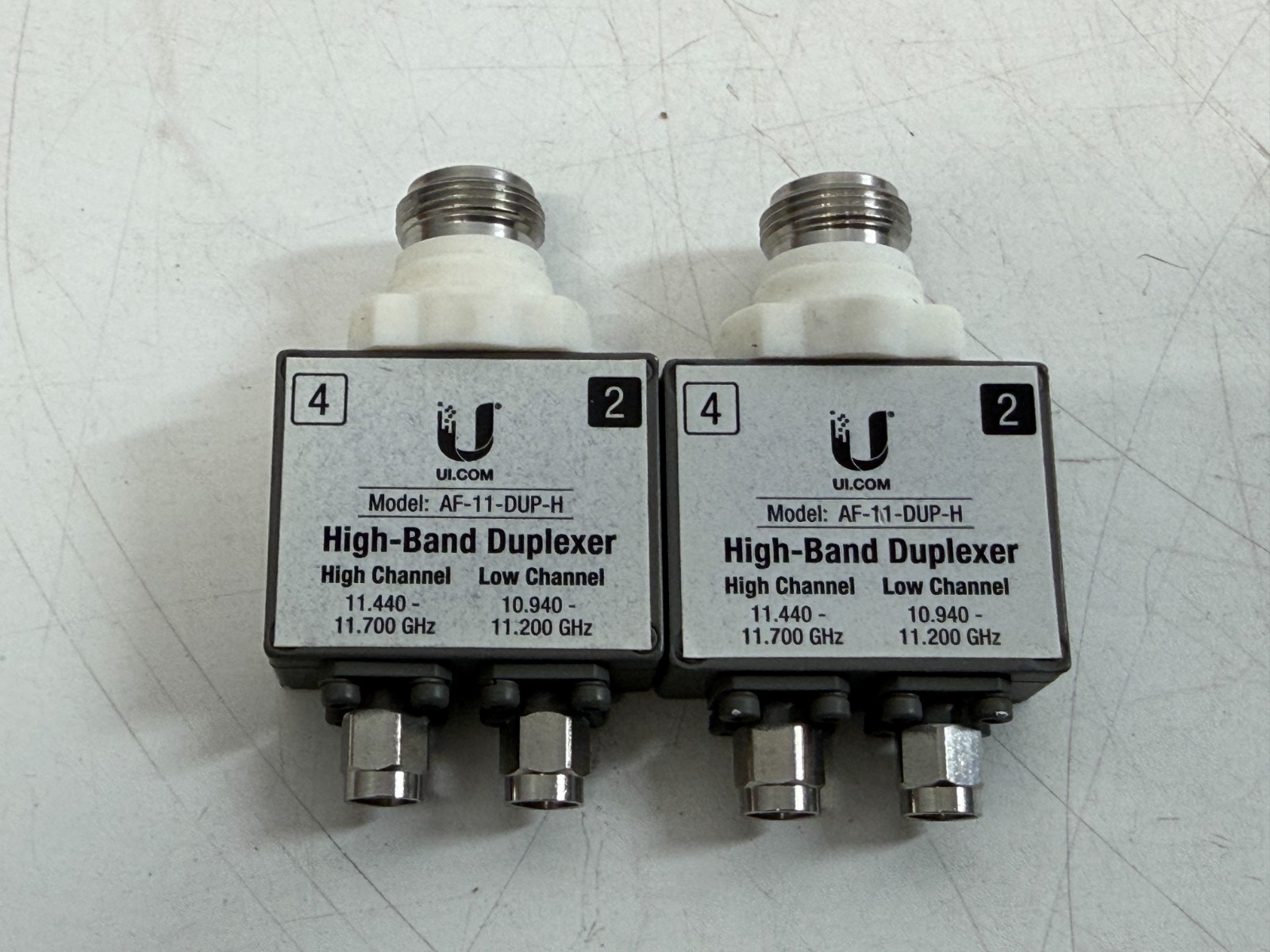Lot of 2 Ubiquiti AF-11-DUP-H airFiber 11GHz High-Band Duplexer