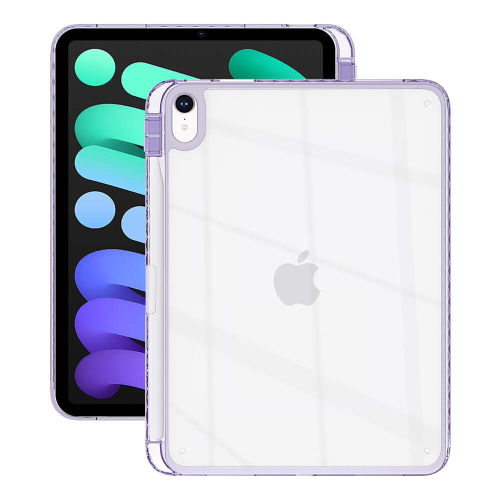 For iPad 10/9/8/7th Gen Pro 12.9 Air 11 13 2024 Shockproof Clear Back Case Cover
