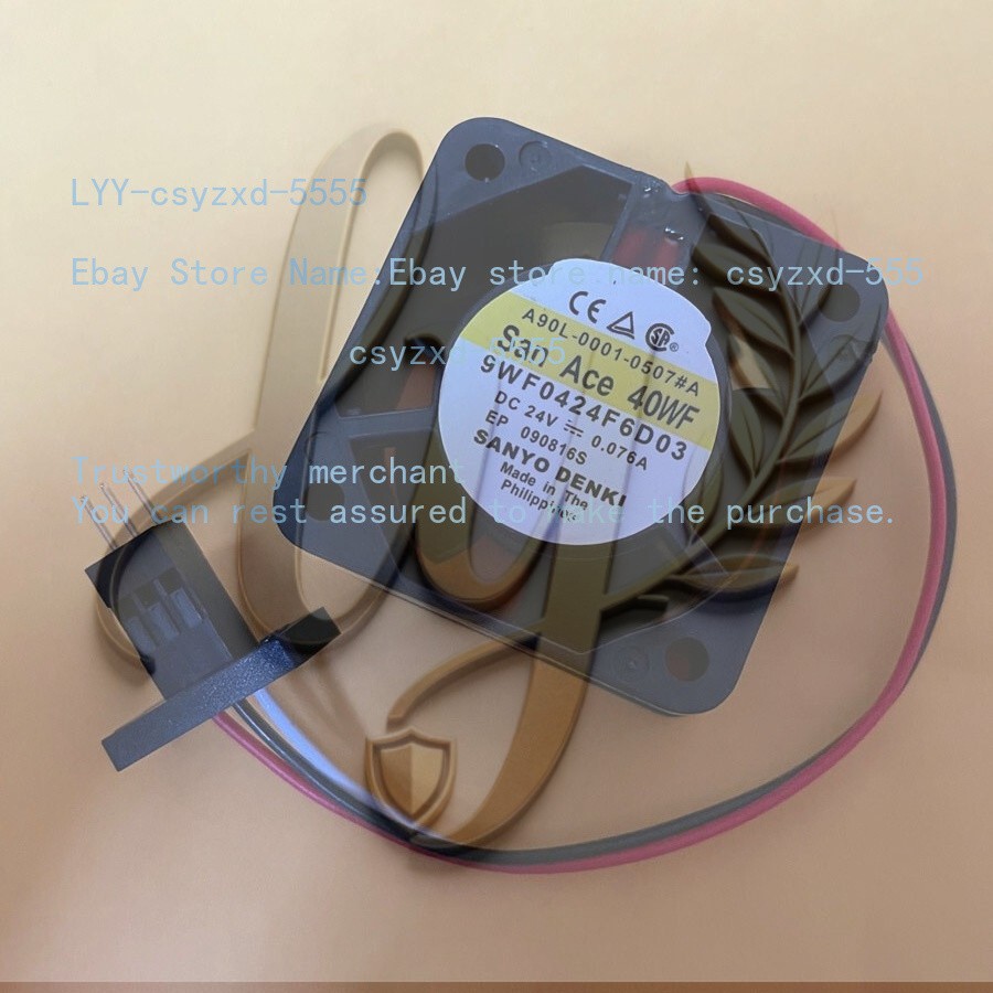 FANUC A90L-0001-0507#A 40*40*20MM 24V 0.076A San Ace 40WF 9WF0424F6D03 Fan
