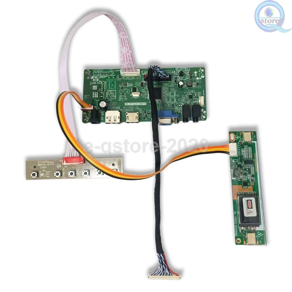 DP+HD-MI+VGA LCD Driver Monitor Controller Board  Mod Kit for LTN184HT01-A02/F02