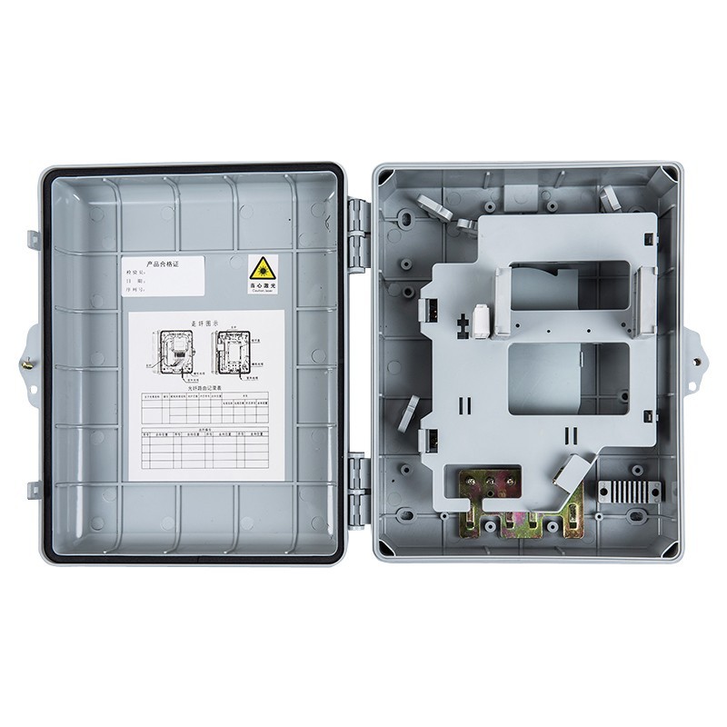 16 Port Fiber Optical Junction Box ABS Waterproof FTTH PLC Distribution Box