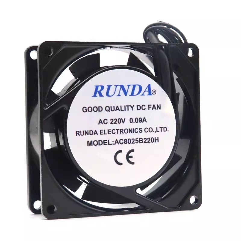 1PCS RUNDA AC8025B220H AC220V 0.09A 8cm Cabinet Chassis Cooling Fan