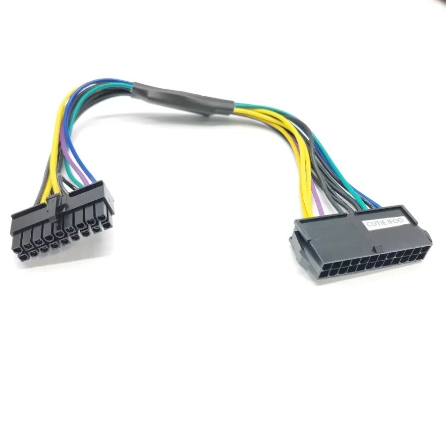 30cm 24P to 18p Power Supply ATX PSU Cable for HP z420 z620 18pin PC Motherboard