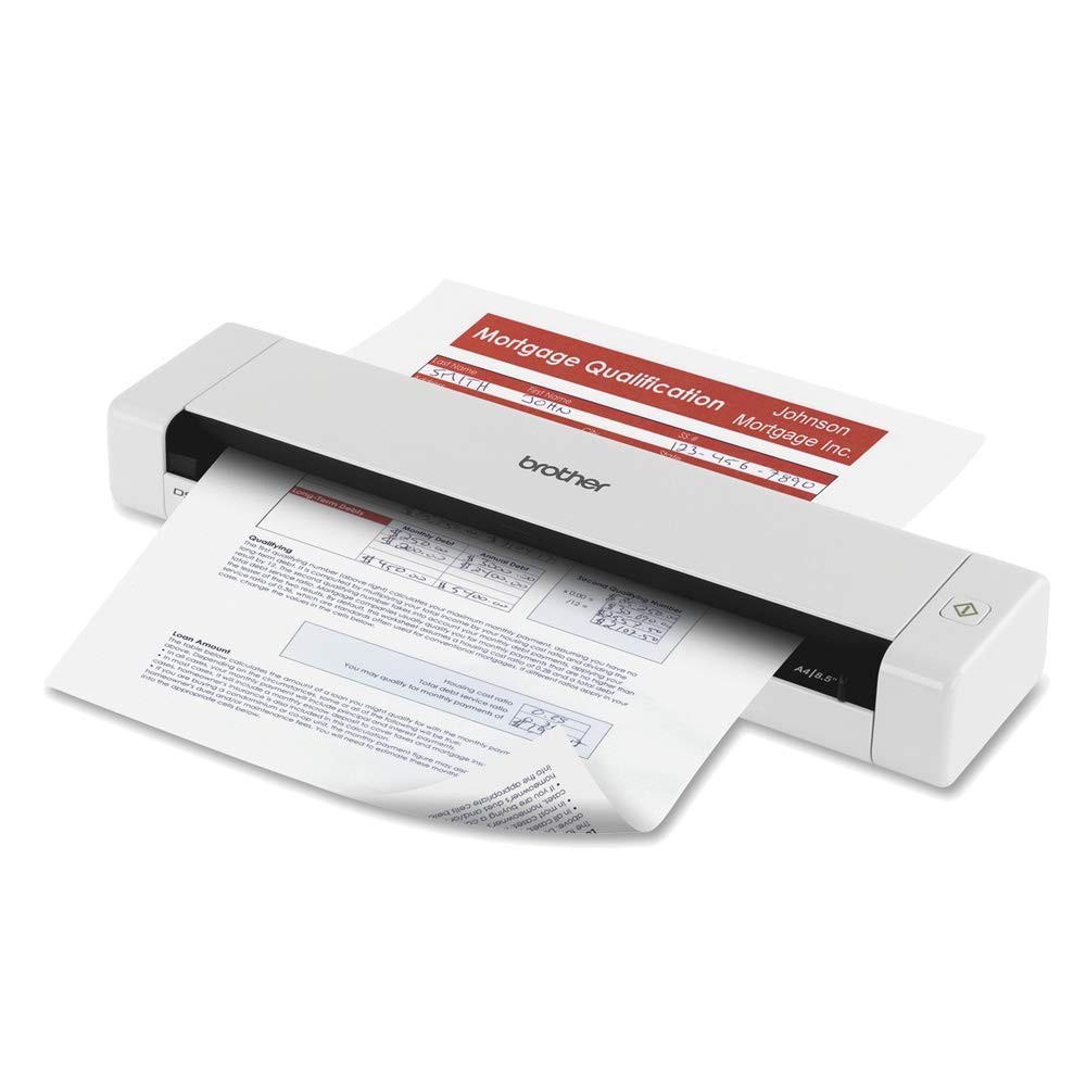 Brother DS-720D Mobile Color Page Scanner, White (DS720D)