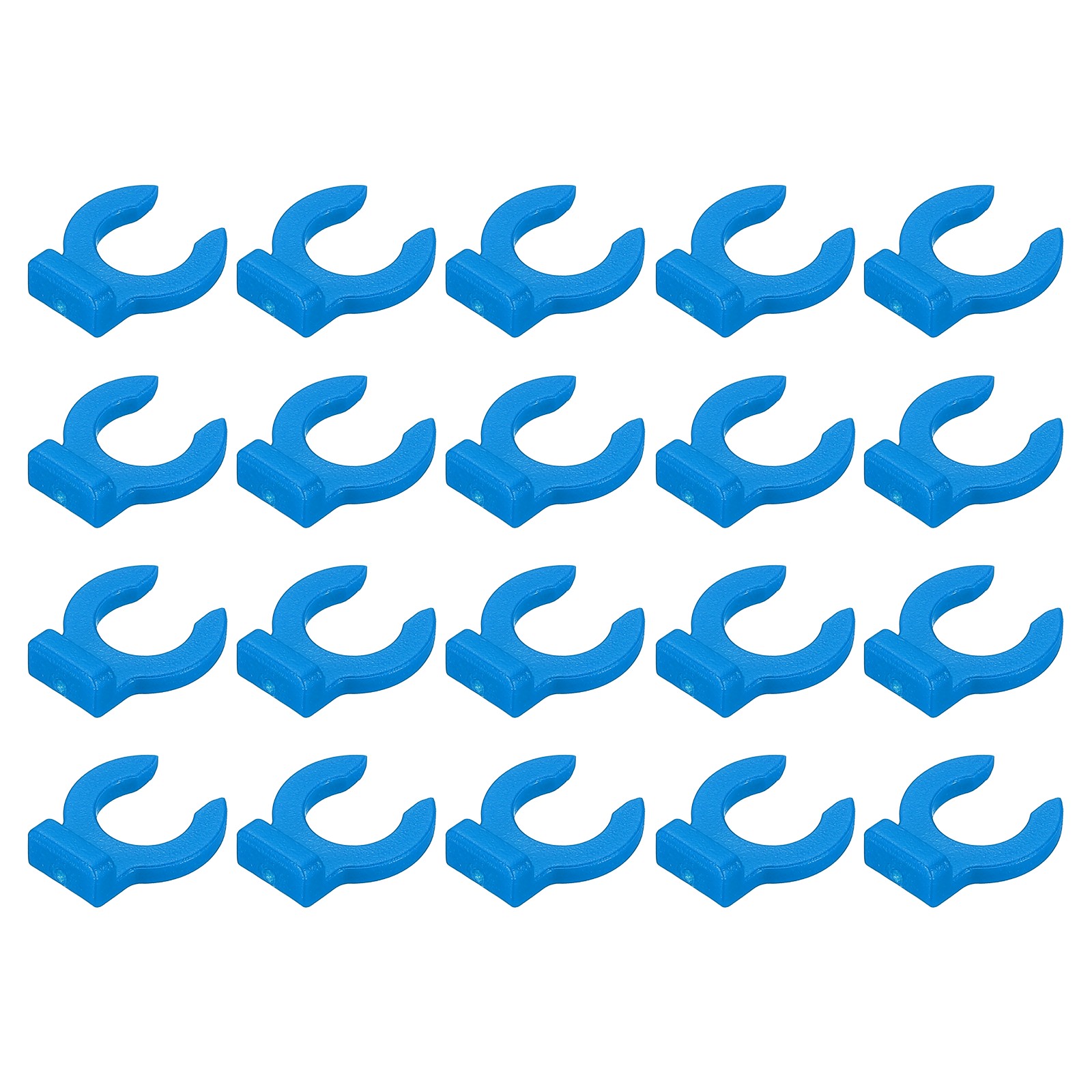 20 Pcs 3D Printer Tube Collet Clips for Fixed 1.75mm Filament Printer, Blue