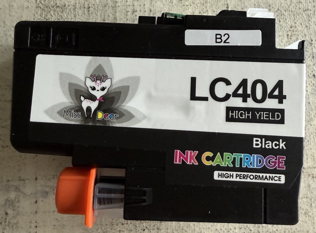 Miss Deer Ink Cartridge Black LC404 High Yield High Performance fast shipping