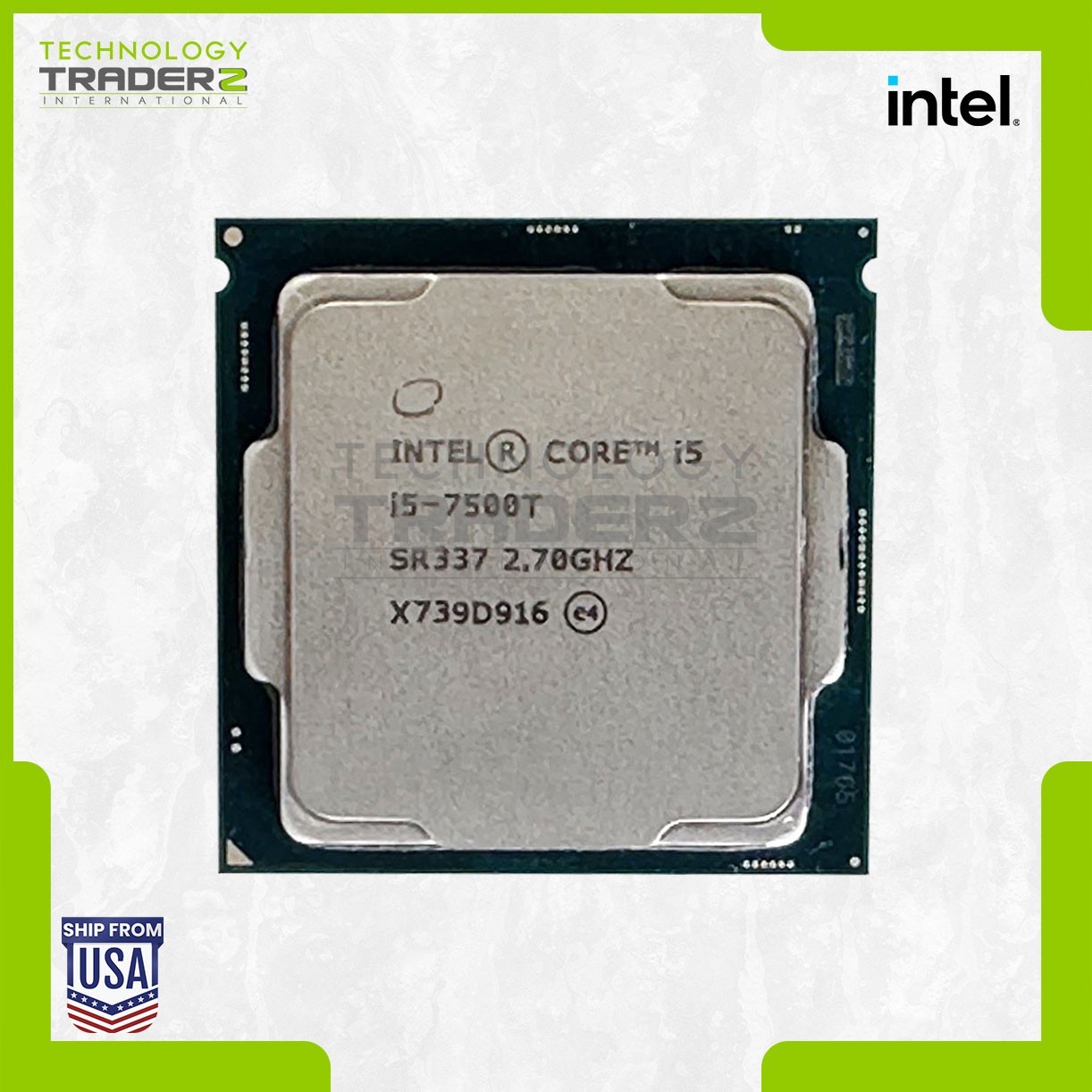 SR337 Intel Core i5-7500T Quad-Core 2.70GHz 6MB 35W Processor **Pulled**
