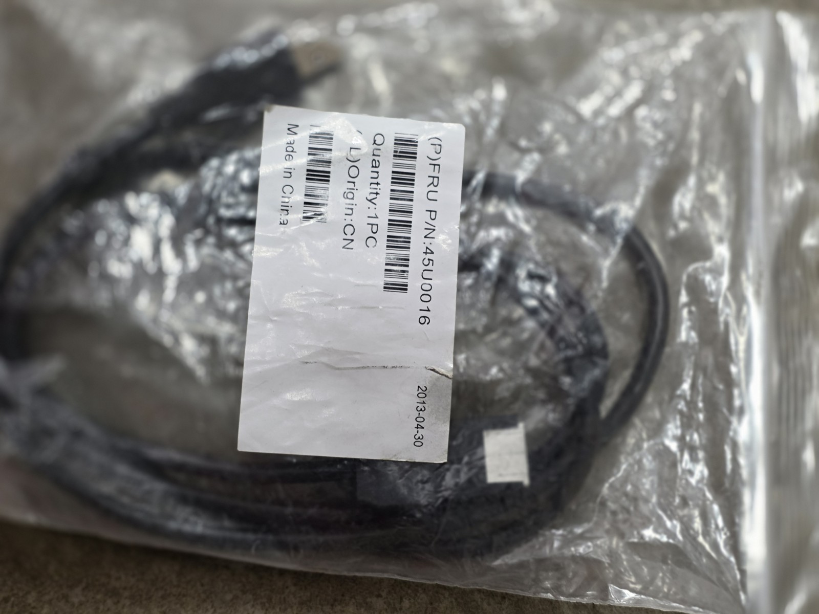 New IBM Lenovo 45U0016 1.4m 12V Powered USB POS Modular Keyboard Cable NOS