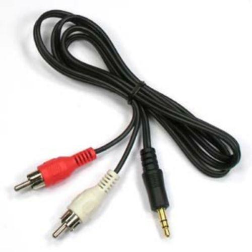 3 PK - 50 FT 3.5mm Stereo M/2 RCA M Cable