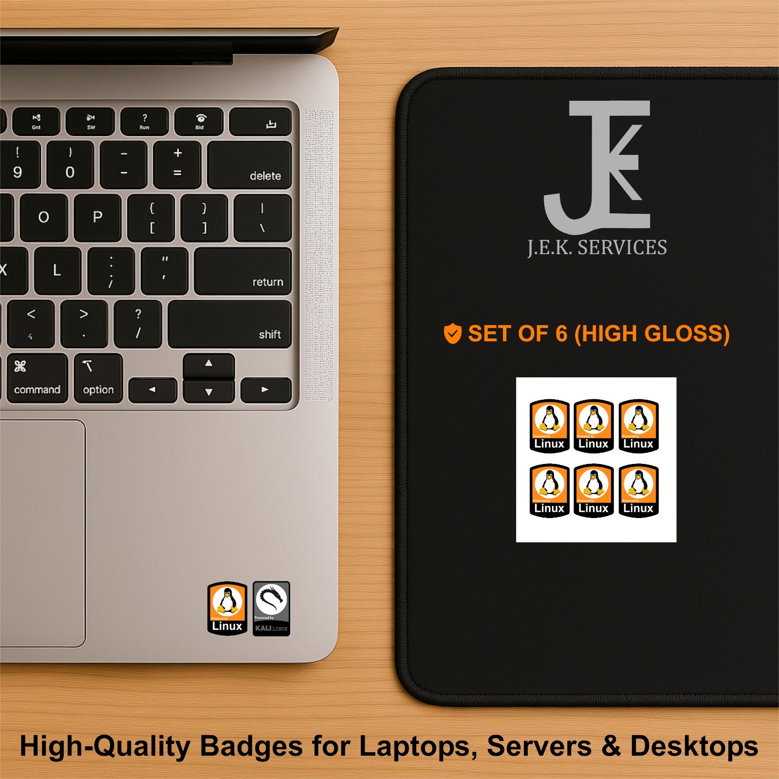 Linux Distro Case Badge Sticker – OEM & Custom Decals for PC, Laptops & Servers