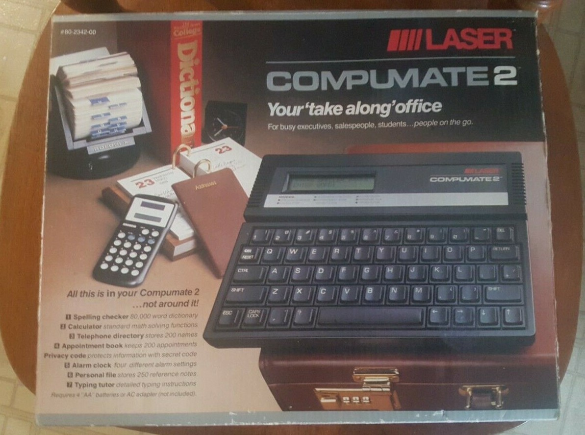 Vintage LASER Compumate  2 - NM w/box/manuals 