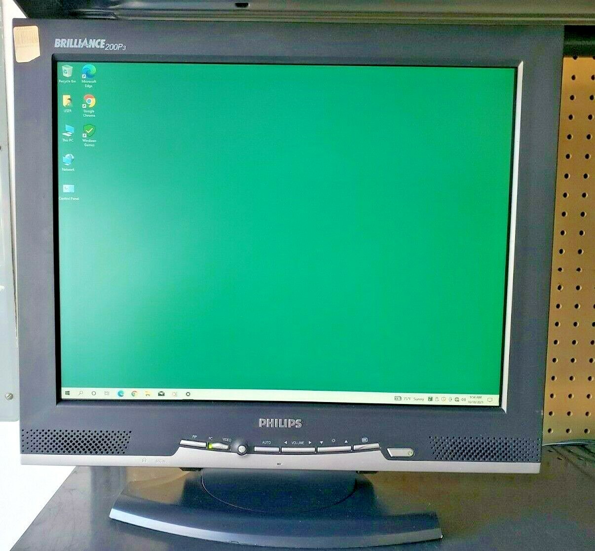 LCD Monitor 20" Philips Professional Brilliance VGA DVI SPEAKERS 200P3G/74H