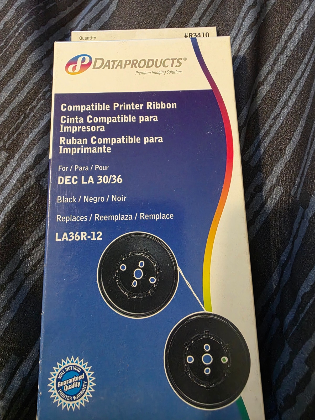 DATAPRODUCTS R3410 DEC LA 30/36 COMPATABLE PRINTER RIBBON LA36R-12