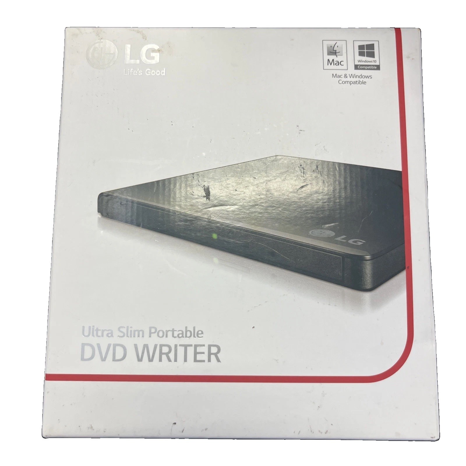 LG Ultra Slim External Portable DVD Writer Reader USB NEW