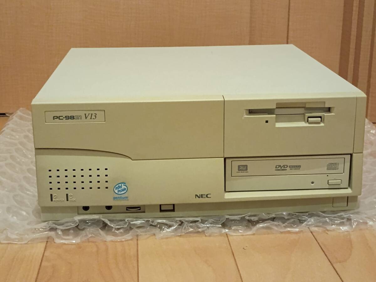 NEC PC-9821 V13 + 38MB RAM + CF (2GB) + DVD/CD drive, serviced.