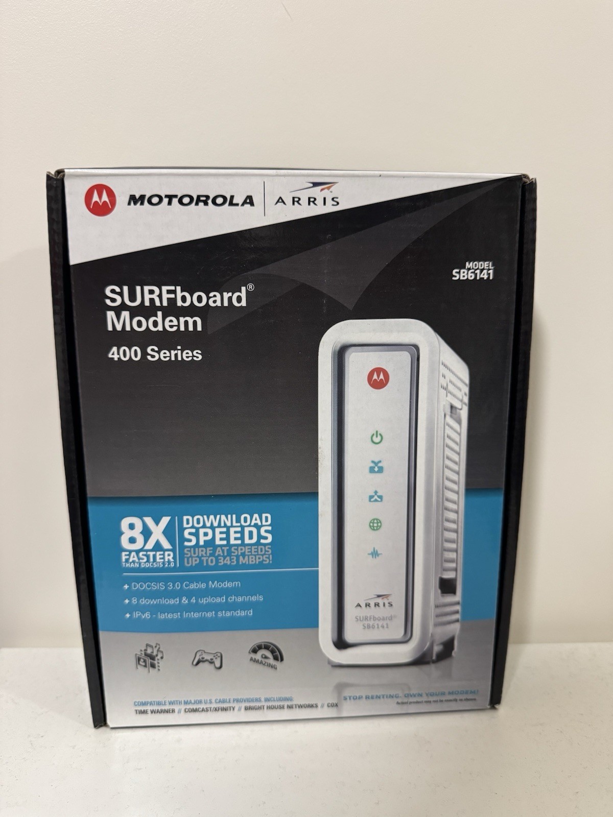 ARRIS / Motorola SurfBoard SB6141 DOCSIS 3.0 Cable Modem