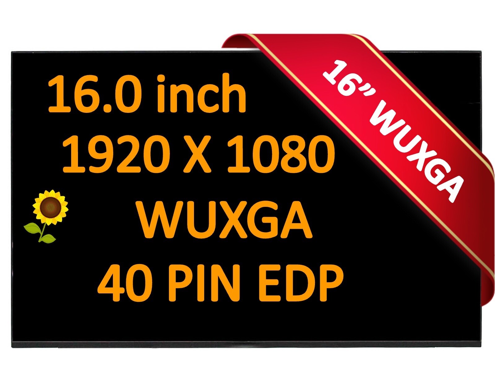 Asus TUF A16 FA608UP-A16.R95070 16" 2.5K LED IPS 165Hz LCD Display Screen New