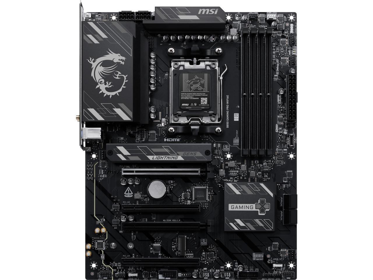 MSI B850 GAMING PRO WIFI6E AM5 AMD B850 ATX Motherboards