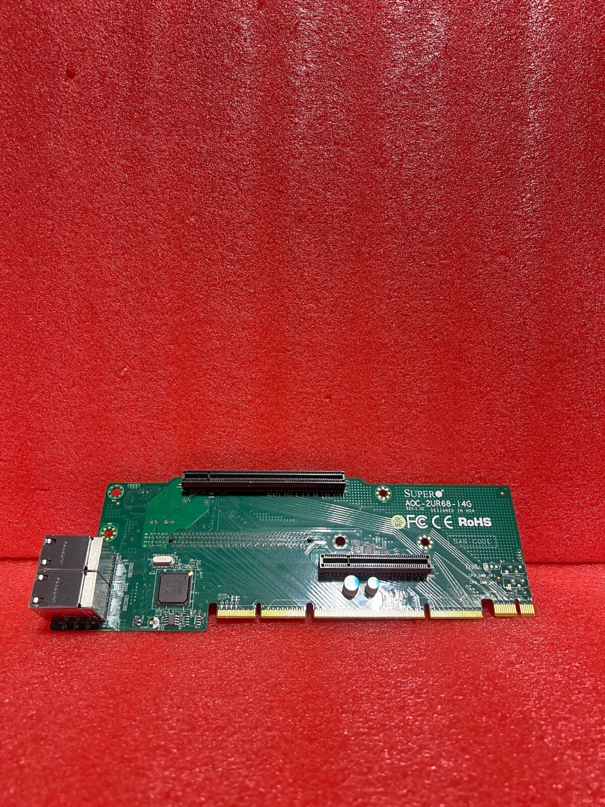 Supermicro AOC-2UR68-i4G 4-port Intel i350 2U Gigabit Ethernet Card Adapter