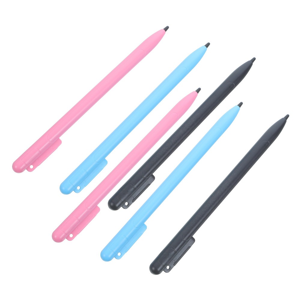 6Pcs Reusable ABS Stylus Pen Set for LCD Writing Tablets and Drawing Boards