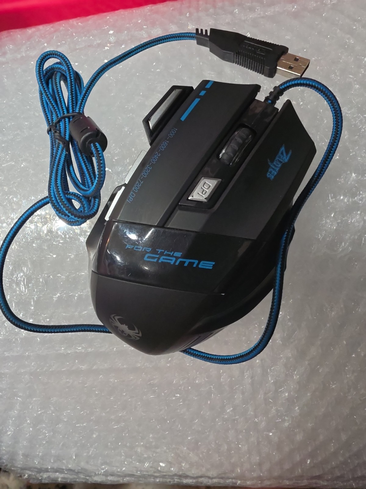 Zelotes T-80 Big Mac Wired USB Optical Gaming Mouse Color Changing Lights