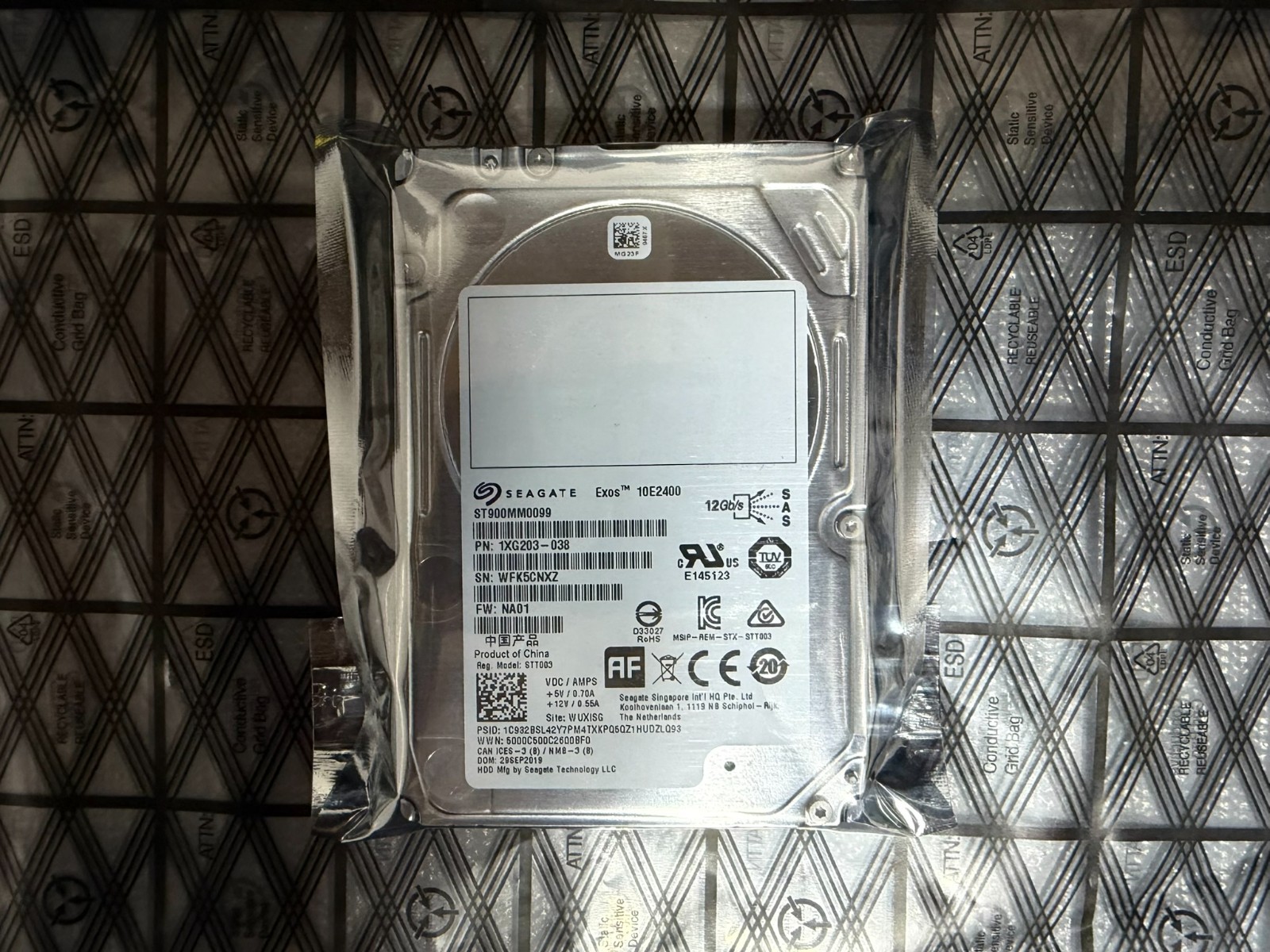 Seagate/NETAPP X341A SSKBE900A10 NA02 900GB 10K 12Gb/s 2.5"  ST900MM0099