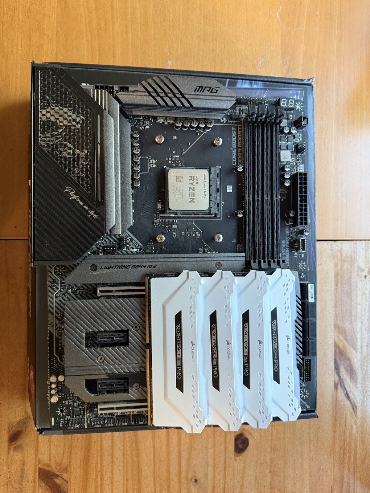 Motherboard, AM4 CPU, DDR4 Ram bundle