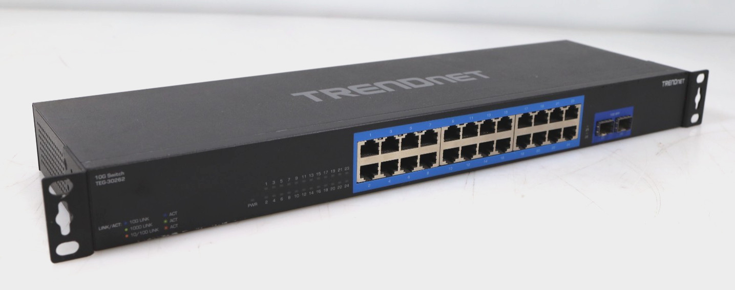 Trendnet TEG-30262 24-Port Gigabit Switch w/2x 10G SFP+ Slots