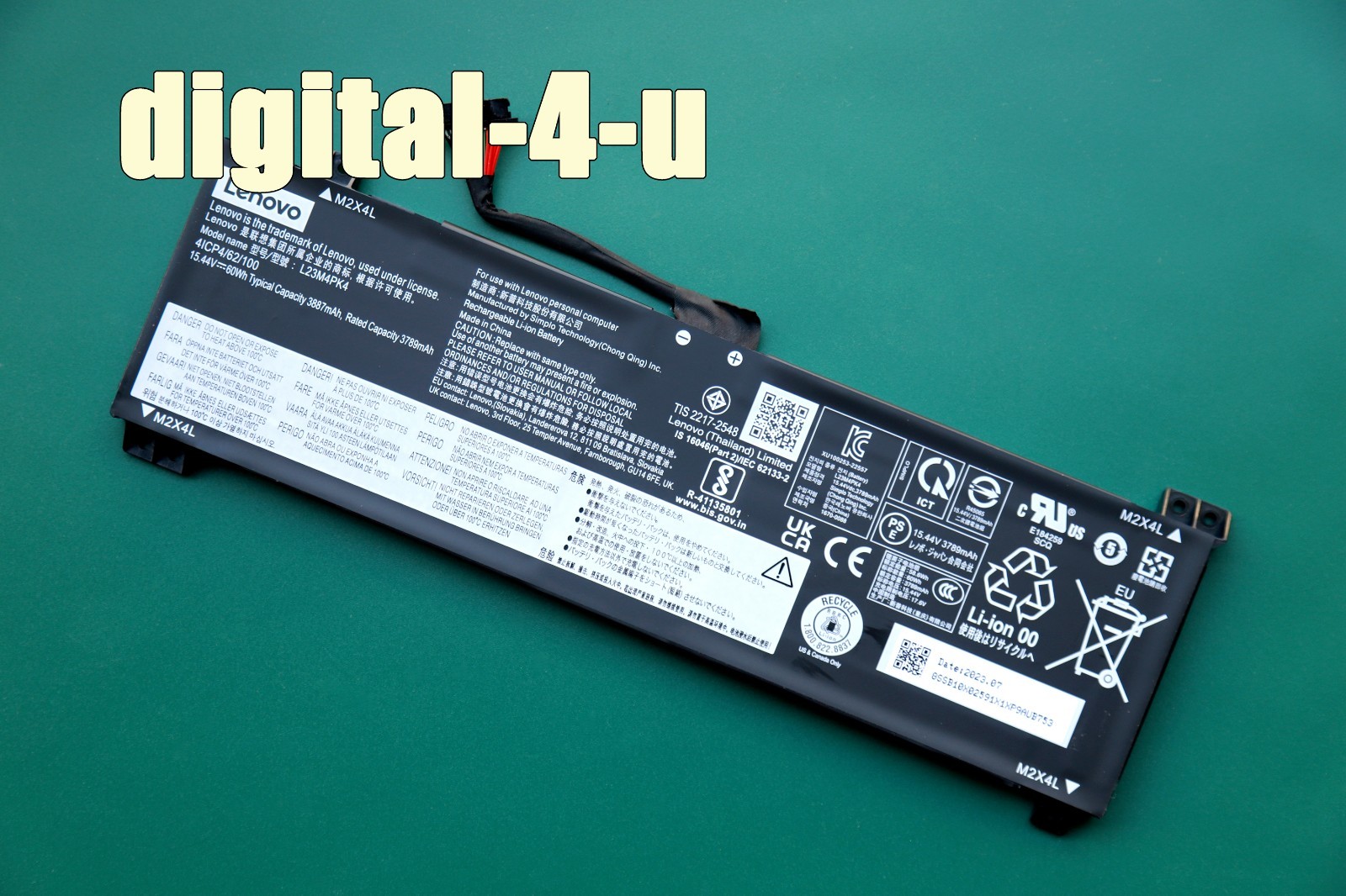 New Genuine L23D4PK4 L23M4PK4 Battery for Lenovo LOQ 15IRX9 15AHP9 15IAX9 15ARP9