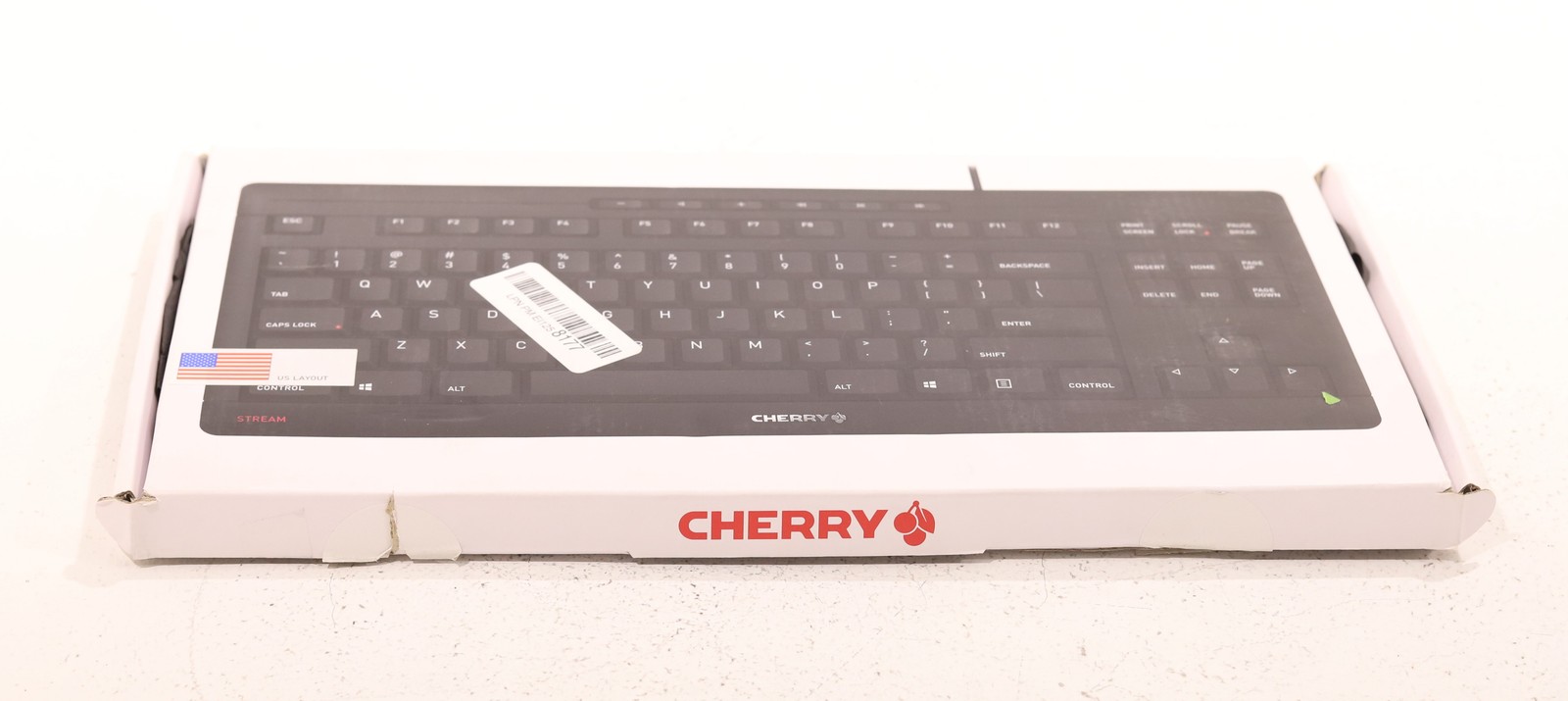 Cherry Stream TKL(TenKeyLess) US-Layout Wired USB Keyboard P/N: JK-8600US-2/00