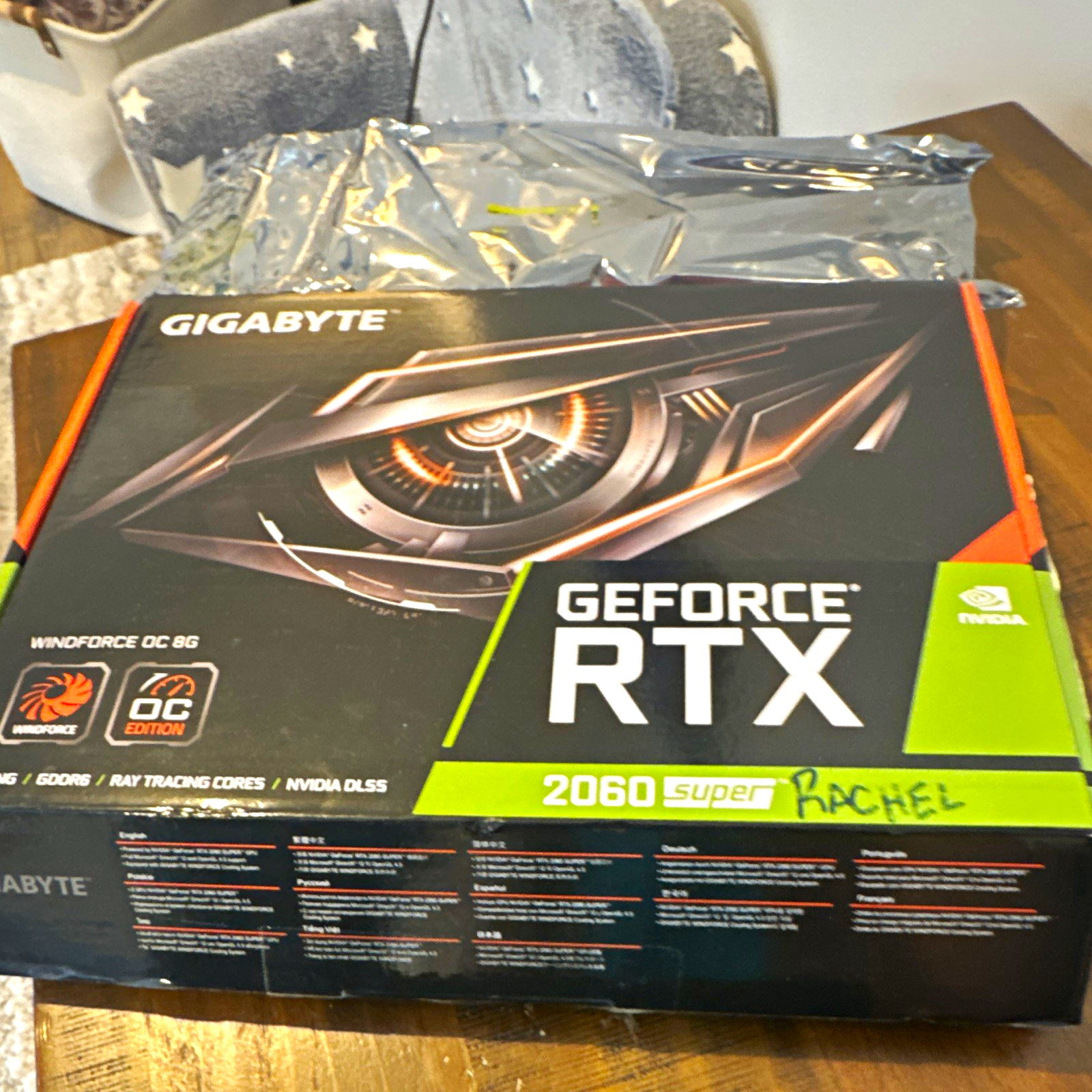 GIGABYTE GeForce RTX 2060 SUPER WINDFORCE OC 8GB GDDR6 DLSS RT