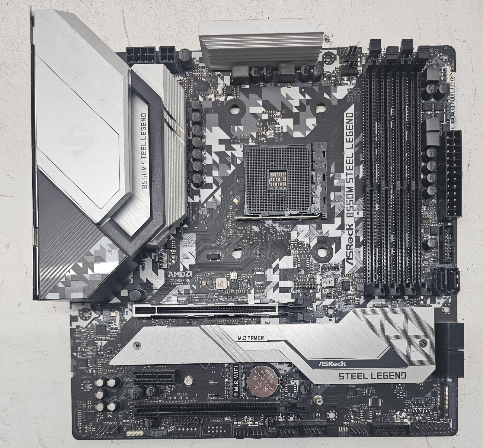 ASRock B550M Steel Legend Socket AM4 AMD DDR4 Micro-ATX Motherboard (FL)