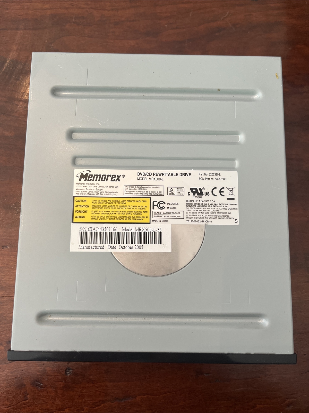 Memorex 32023292 DVD+R DL RW  DVD Rewritable Double Layer 16x - Untested