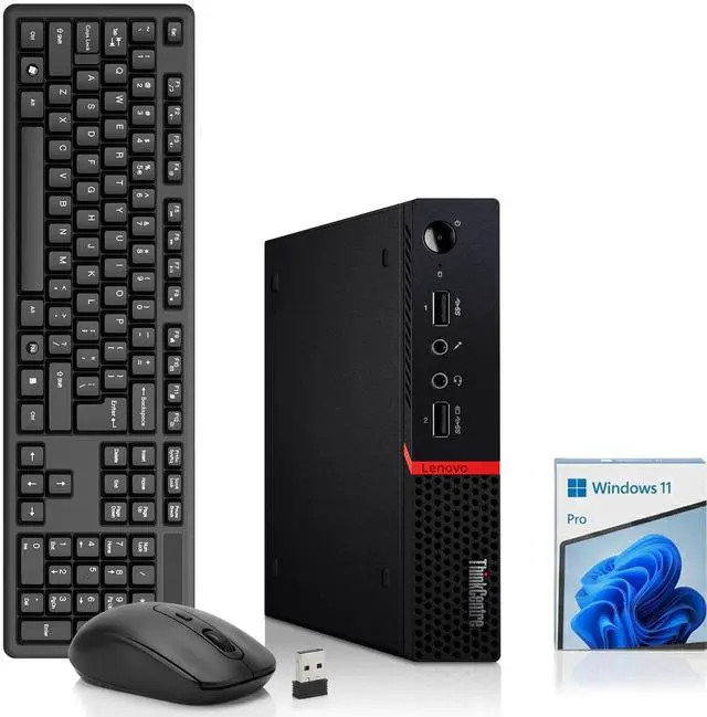 Lenovo M715q Desktop Mini AMD PRO A12-9800E 16GB RAM 256GB SSD Radeon W11 Pro