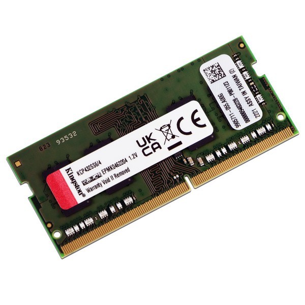 Kingston KVR32S22S8/16 16GB 3200MHz PC4-25600 DDR4 260-Pin SODIMM Laptop Memory