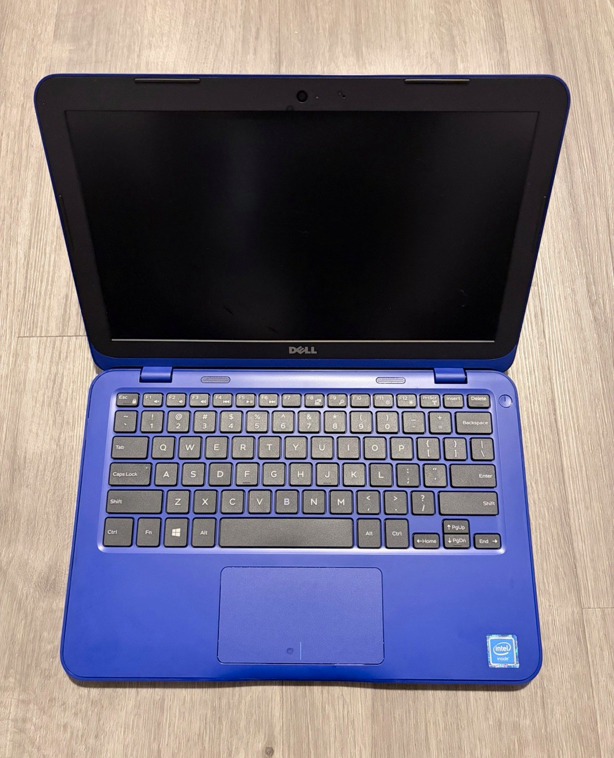 Dell Inspiron 11 3000 Blue Laptop Untested No Charger For Parts/Repair