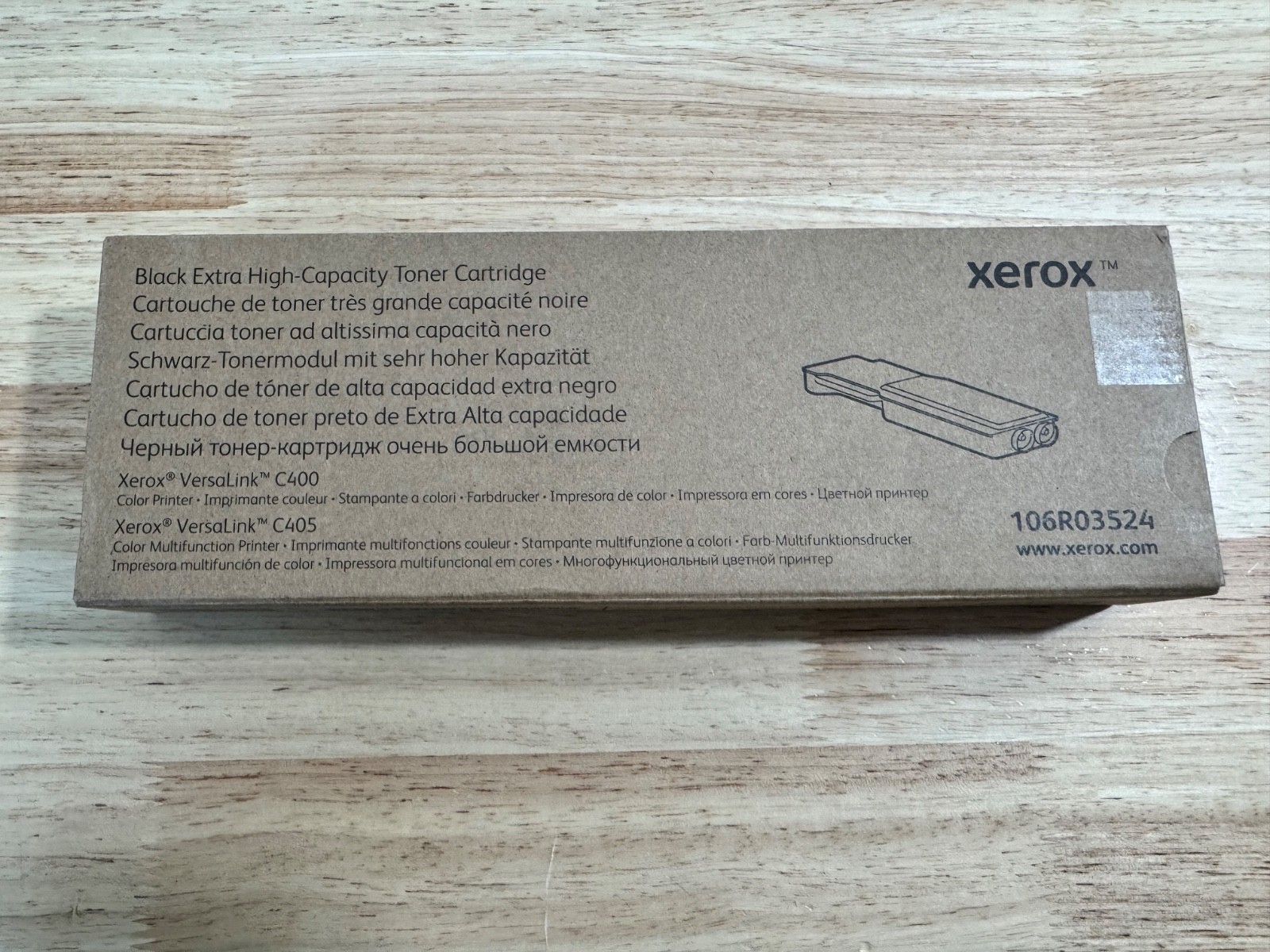 Xerox 106R03524 Black Extra High Capacity Toner Cartridge VersaLink C400/C405 
