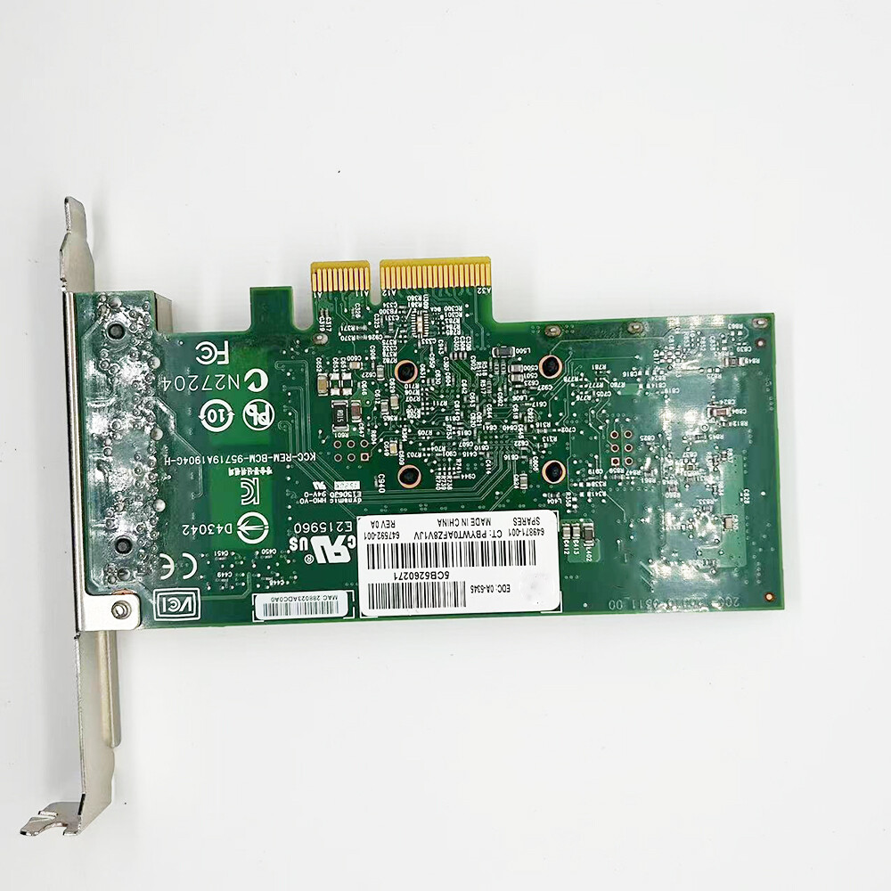 Ethernet 1GB 4-Ports 331T Adapter Network Card  Fits For HP HSTNS-BN82